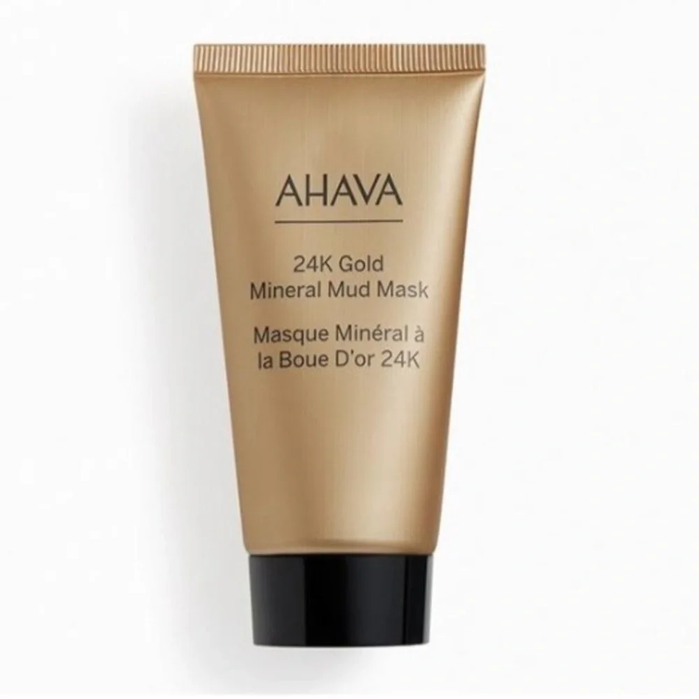✨ AHAVA 24K Gold Mineral Mud Mask Mini